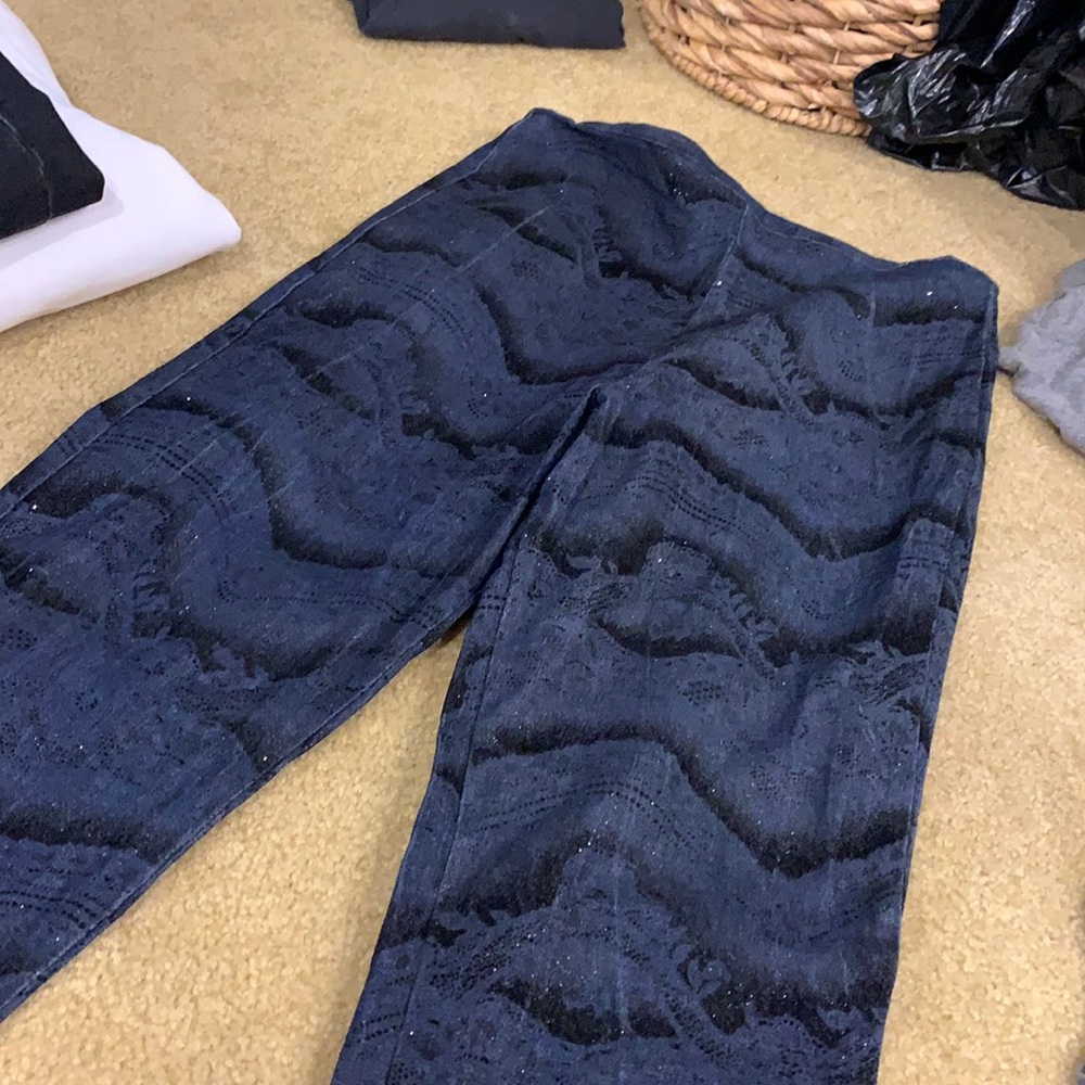 Sparky printed flare jeans size 11